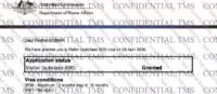 Australia Tourist Visa Approved