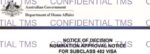 Australia Nomination Approved